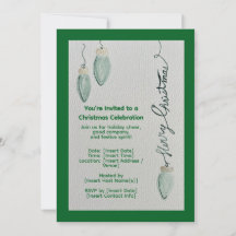 Christmas Celebration Invitation