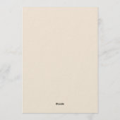 Christmas Celebration Invitation Kaart (Achterkant)