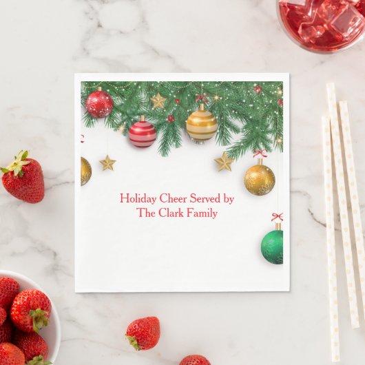 Christmas Celebration Paper Napkins Servet (Insitu)