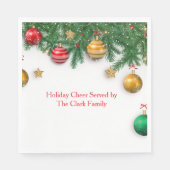 Christmas Celebration Paper Napkins Servet (Voorkant)