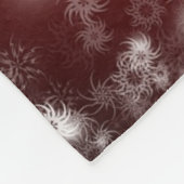 Christmas Celebration Red Reindeer Winter Holidays Fleece Deken (Hoek)