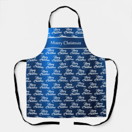 Christmas Celebration White Snowflakes Navy Blue Schort