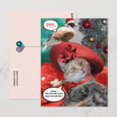 CHRISTMAS CELEBRATIONS OF PRINCESS TATUS CAT BRIEFKAART (Voorkant / Achterkant)
