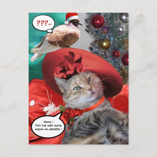 CHRISTMAS CELEBRATIONS OF PRINCESS TATUS CAT BRIEFKAART (Voorkant)
