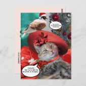 CHRISTMAS CELEBRATIONS OF PRINCESS TATUS CAT BRIEFKAART (Voorkant / Achterkant)