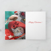 CHRISTMAS CELEBRATIONS OF PRINCESS TATUS CAT FEESTDAGEN KAART (Binnen)