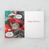 CHRISTMAS CELEBRATIONS OF PRINCESS TATUS CAT FEESTDAGEN KAART (Binnen)