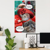 CHRISTMAS CELEBRATIONS OF PRINCESS TATUS CAT POSTER (Thuiskantoor)