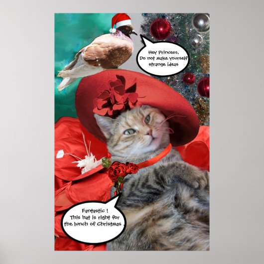 CHRISTMAS CELEBRATIONS OF PRINCESS TATUS CAT POSTER (Voorkant)