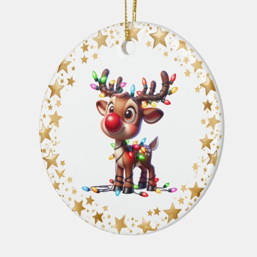 Christmas Ceramic Ornament (Links)