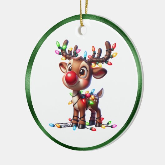 Christmas Ceramic Ornament (Links)