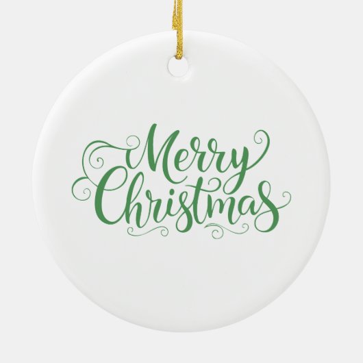 Christmas Ceramic Ornament (Achterkant)