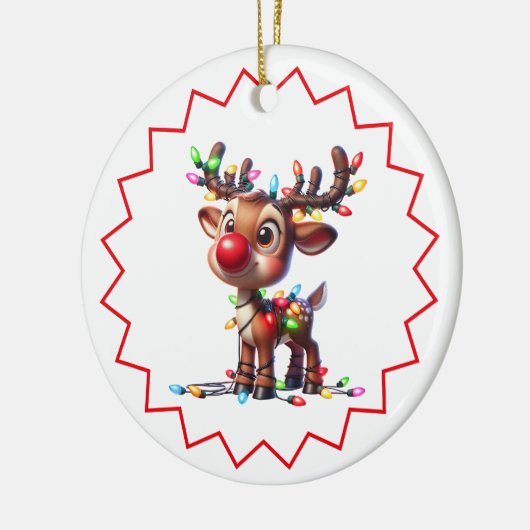 Christmas Ceramic Ornament (Links)