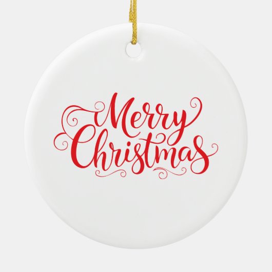 Christmas Ceramic Ornament (Achterkant)