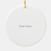 Christmas Ceramic Ornament (Achterkant)