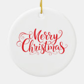 Christmas Ceramic Ornament (Achterkant)