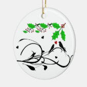  CHRISTMAS CERAMIC ORNAMENT "TORTELDUIFJES" (Links)