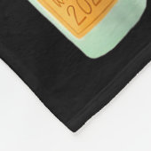 Christmas Champagne Cool Gl Coquette Bottle Fleece Deken (Hoek)