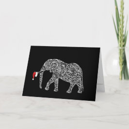 Christmas Chaos Collectie: Olifant Bedankkaart