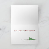 Christmas Chaos Collectie: Rhino Bedankkaart (Binnen)