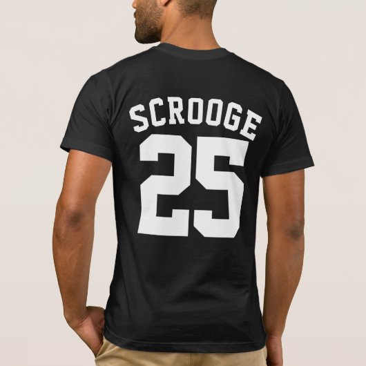 Christmas Chaos Coordinator Custom Name & Number T-shirt (Achterkant)