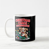 Christmas Chaos Coordinator Xmas Puppy Funny Shi-o Koffiemok (Links)