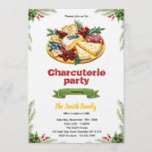 Christmas Charcuterie party invitation Kaart (Voorkant)