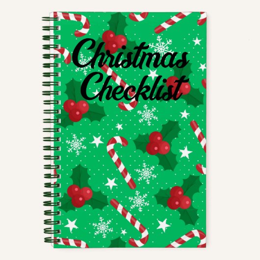 Christmas Checklist Notitieboek (Voorkant)