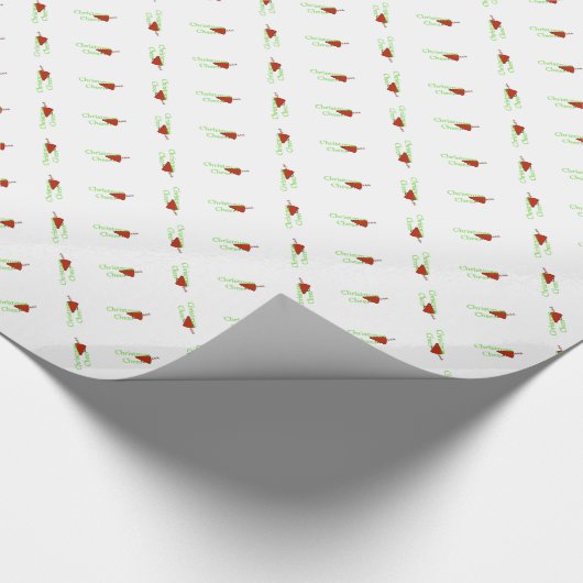 "CHRISTMAS CHEER CHEERLEADER TOP CADEAUPAPIER (Hoek)