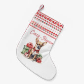 Christmas Cheer-Huahua Kleine Kerstsok (Voorkant (Hangend))