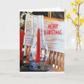 CHRISTMAS CHEER NAAR VRIENDEN KAART (Gele Bloem)