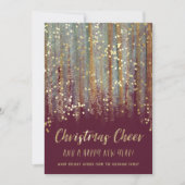 Christmas Cheer Painted Brush Strokes en Confetti Feestdagenkaart (Voorkant)