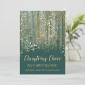 Christmas Cheer Painted Brush Strokes en Confetti Feestdagenkaart (Staand voorkant)