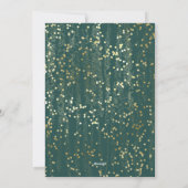 Christmas Cheer Painted Brush Strokes en Confetti Feestdagenkaart (Achterkant)