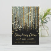 Christmas Cheer Painted Brush Strokes en Confetti Feestdagenkaart (Staand voorkant)