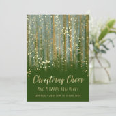 Christmas Cheer Painted Brush Strokes en Confetti Feestdagenkaart (Staand voorkant)