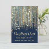Christmas Cheer Painted Brush Strokes en Confetti Feestdagenkaart (Staand voorkant)