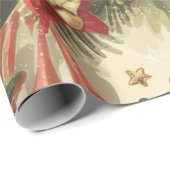 Christmas  Cheer Pattern Cadeaupapier (Rol Hoek)