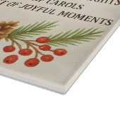 Christmas Cheer Raccoon Cutting Board Snijplank (Hoek)