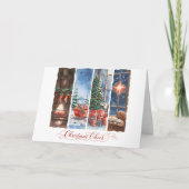 Christmas Cheer Wenskaart Aankondiging (Voorkant)