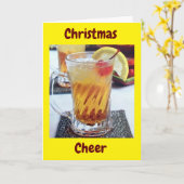 ****CHRISTMAS CHEER*** WIST TE CHRISTMAS KAART (Gele Bloem)