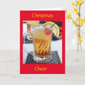 ****CHRISTMAS CHEER*** WIST TE CHRISTMAS KAART (Gele Bloem)