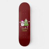 CHRISTMAS CHEERS PERSOONLIJK SKATEBOARD (Voorkant)