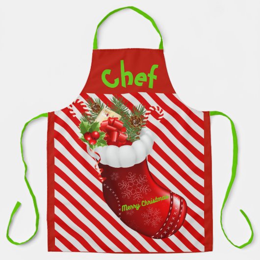 Christmas Chef Schort (Voorkant)