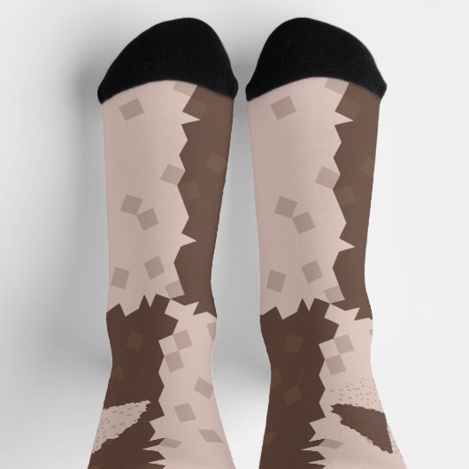 Christmas Chess Cookies Pattern Sokken (Top)