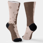 Christmas Chess Cookies Pattern Sokken (Gebogen)