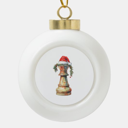 Christmas Chess Ornament King (Voorkant)