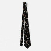 Christmas Chess Tie – Elegant Chess pattern Stropdas (Achterkant)