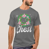 Christmas Chest Adorable Ugly Sweater Winter Xmas T-shirt (Voorkant)