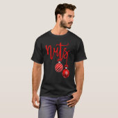 Christmas Chest Nuts Christmas Couple Mr and Mrs L T-shirt (Voorkant volledig)